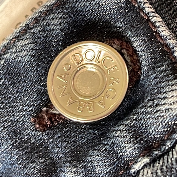 Dolce & Gabbana Women's Collection Low Rise Denim Jeans (6-8) - Picture 9 of 11